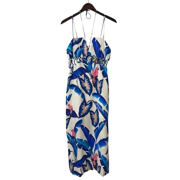 NWT FARM Rio Foliage Maxi Dress Size M - Picture 7 of 11